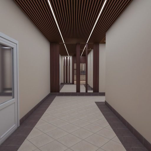 WPC Louvers Ceiling Panels in hyderabad